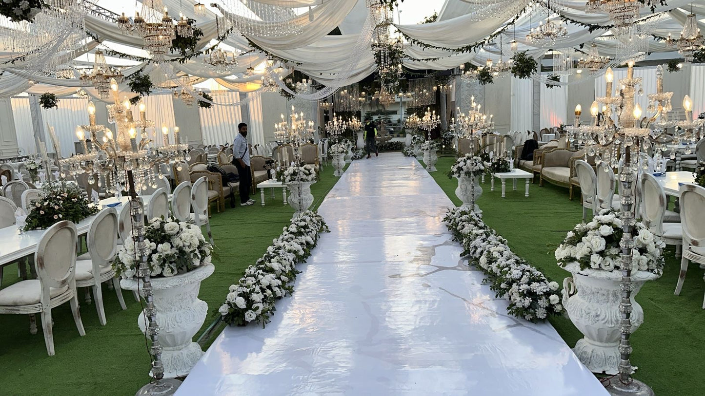 Floral Nikkah Event Setup