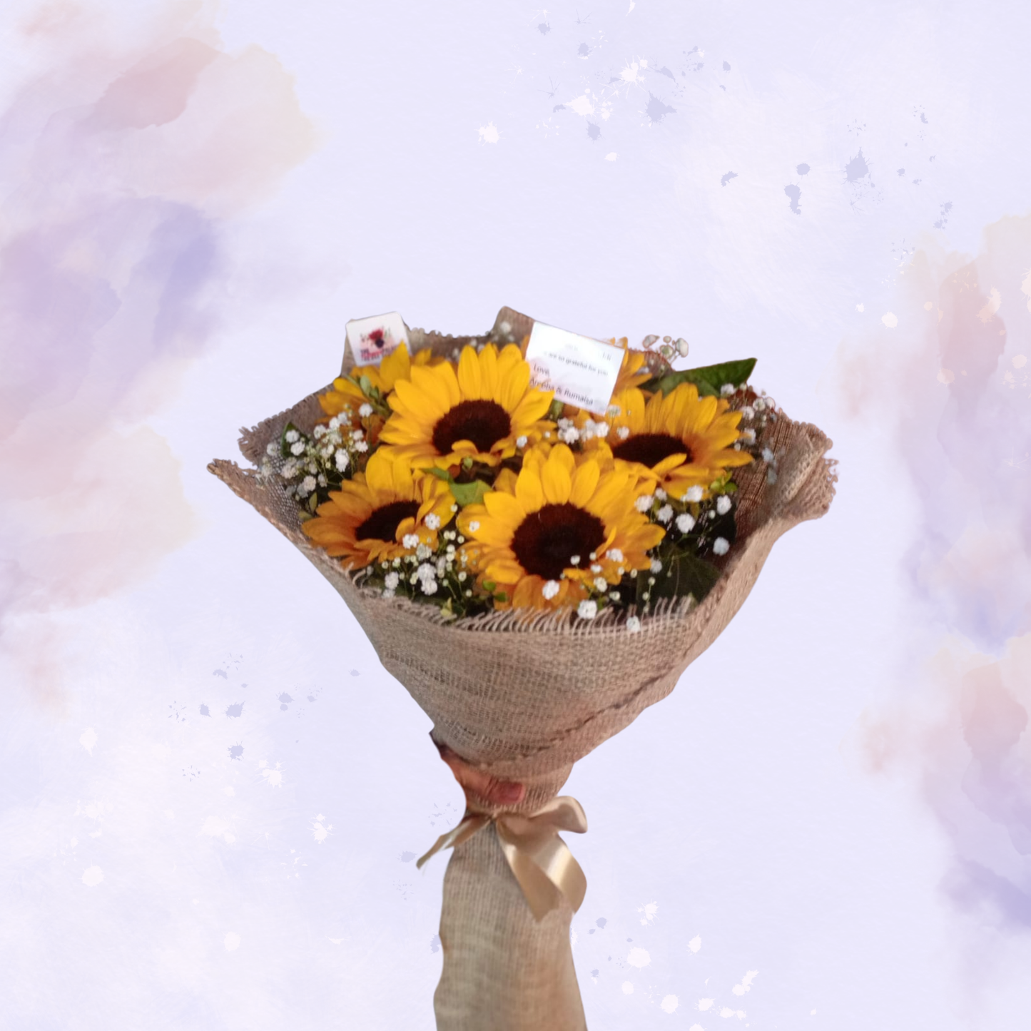 Sunflower Jute Bloom