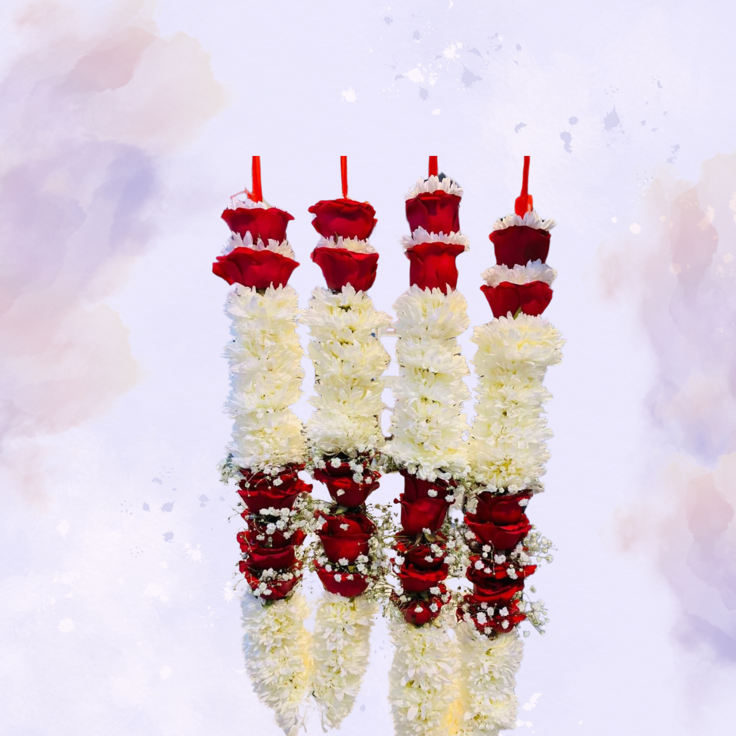 Mala white Love Rose