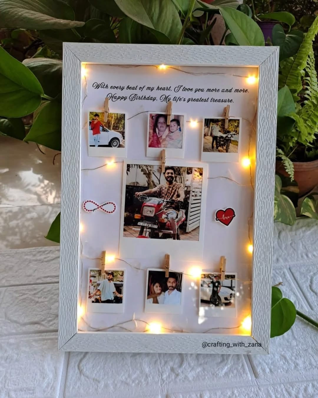 Personalized LED Memory Photo Frame