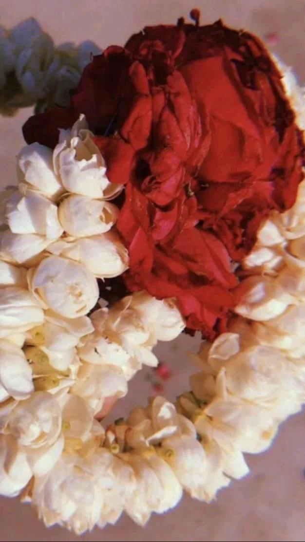 Traditional Red Rose & Jasmine (Motiya) Wedding Varmala