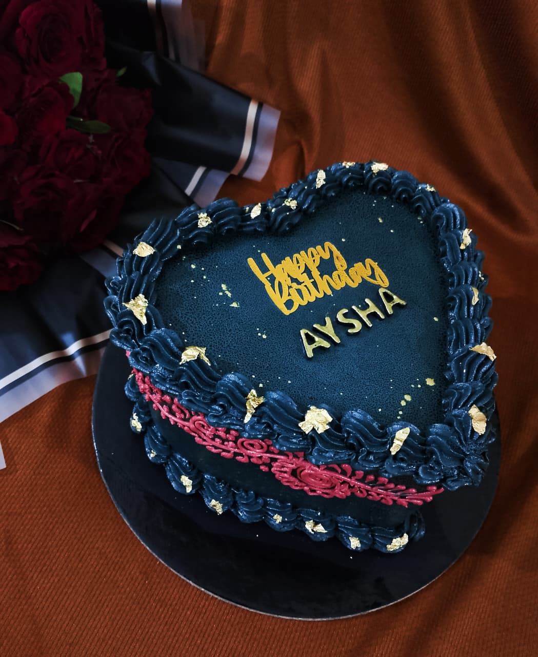 Premium Birthday Surprise in Karachi | Imported Roses & Designer Cake Combo
