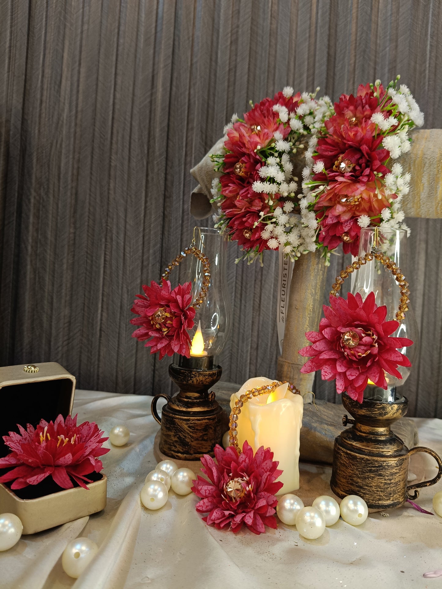 Floral Bliss Festive Jewelry & Decor Set