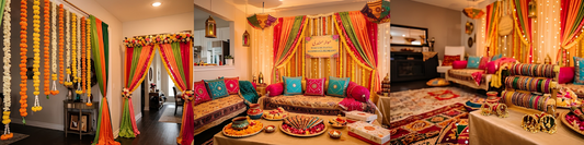 Mehndi Decoration at Home in Karachi | Paradise Flora