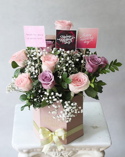 Flower Box with Handpicked Flowers