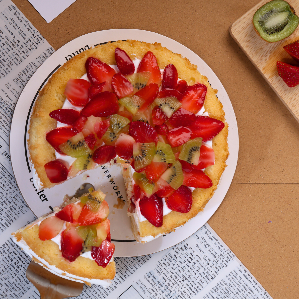 Fruit Cream Cake