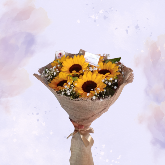 Sunflower Jute Bloom