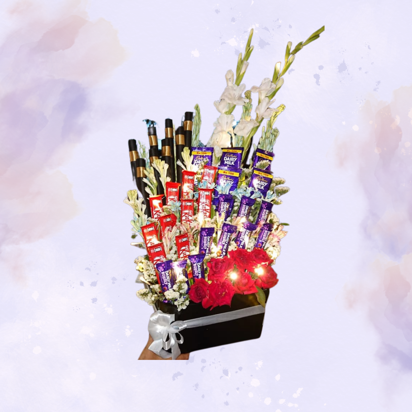 Sweet Love Chocolate & Floral Box