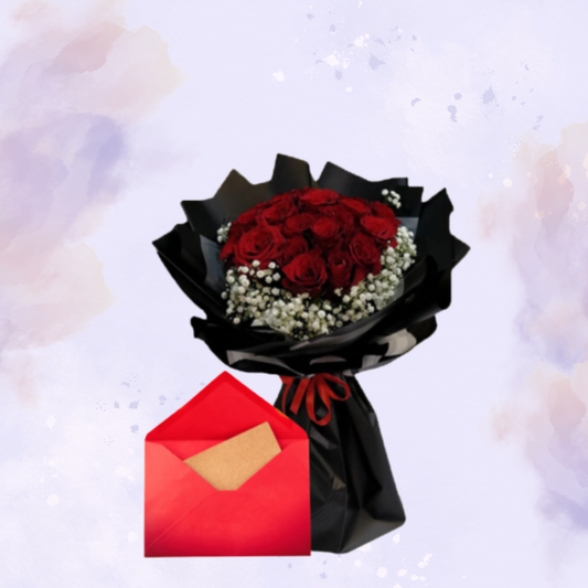 Flower With Sorry Letter