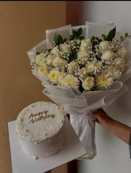 Elegant white birthday Bundle