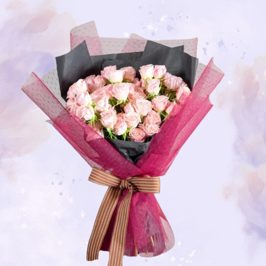 30 Baby Pink Rose Anniversary