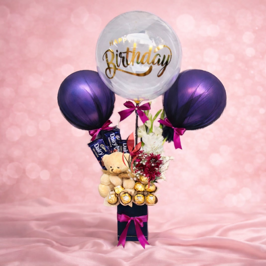 Purple & Gold Birthday Bliss Gift Box