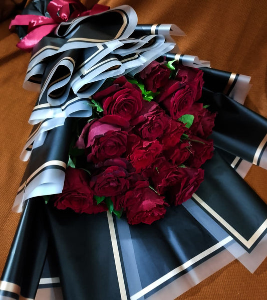 Premium Birthday Surprise in Karachi | Imported Roses & Designer Cake Combo