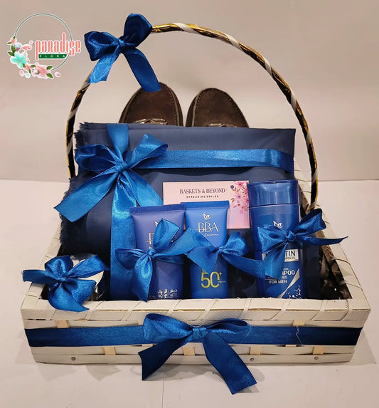 Men's Grooming & Skincare Gift Basket