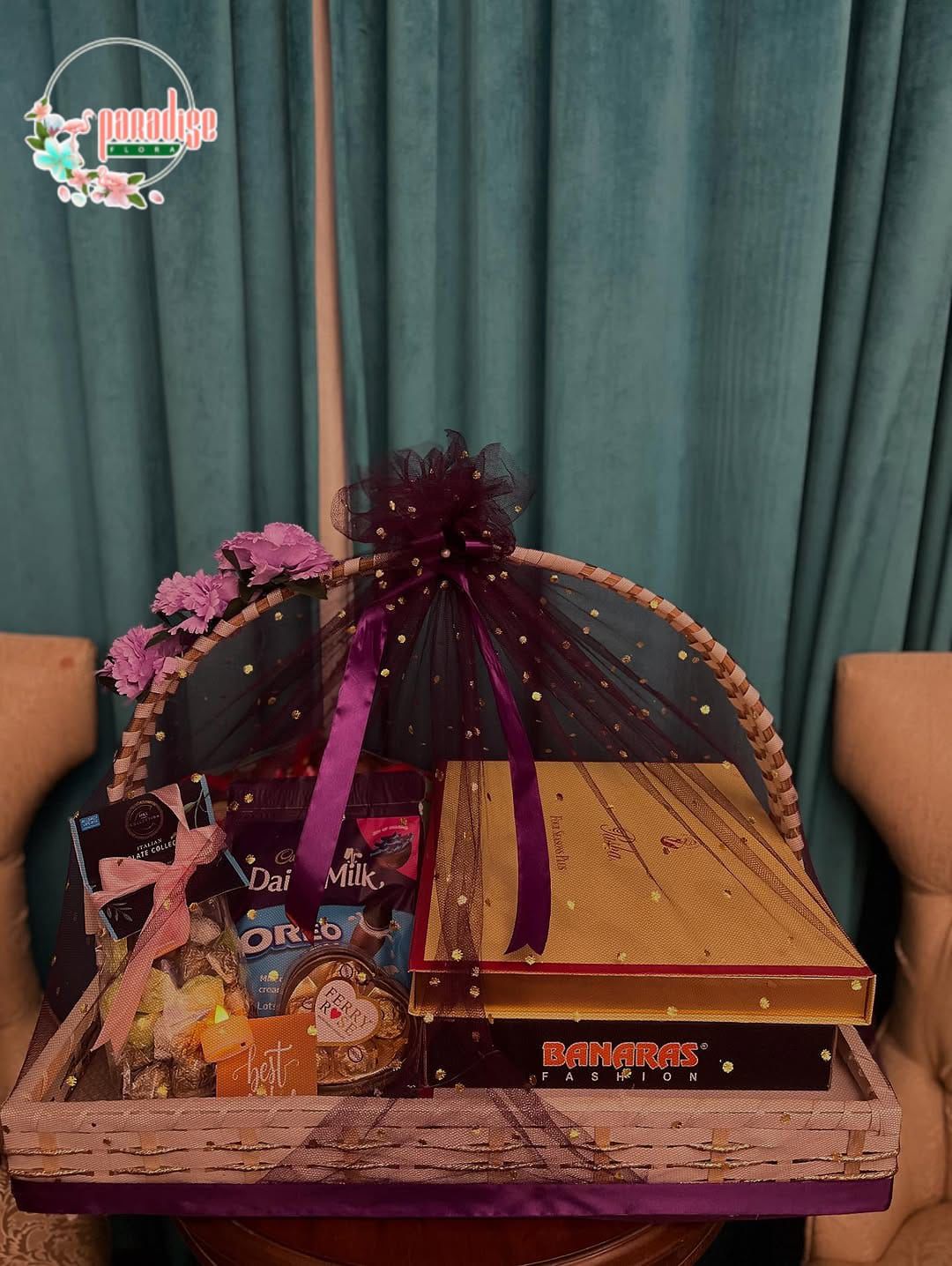 The Royal Purple Eid Chocolate & Apparel Gift Trunk