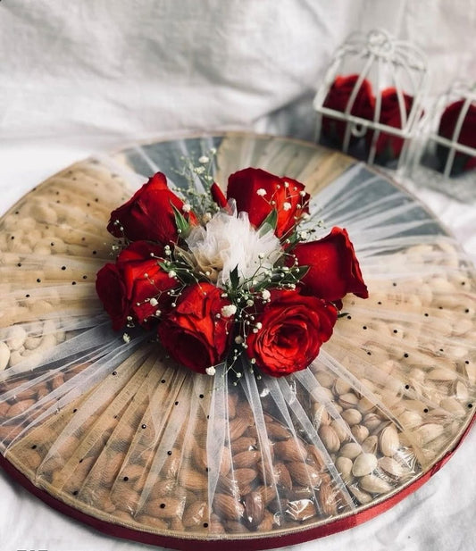 Royal Chocolate Tray & Dry Fruits Jar Basket