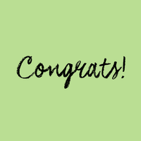 Congrats