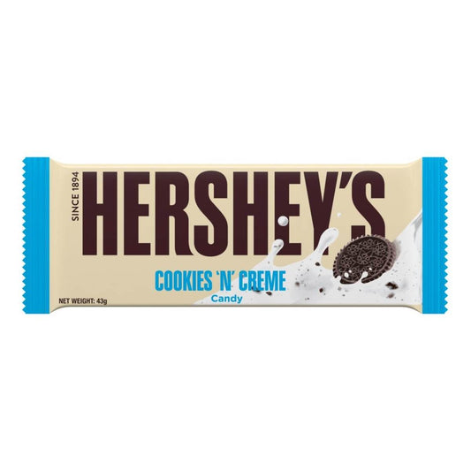 Hershey’s Cookies ‘N’ Creme Chocolate Bar – 43g
