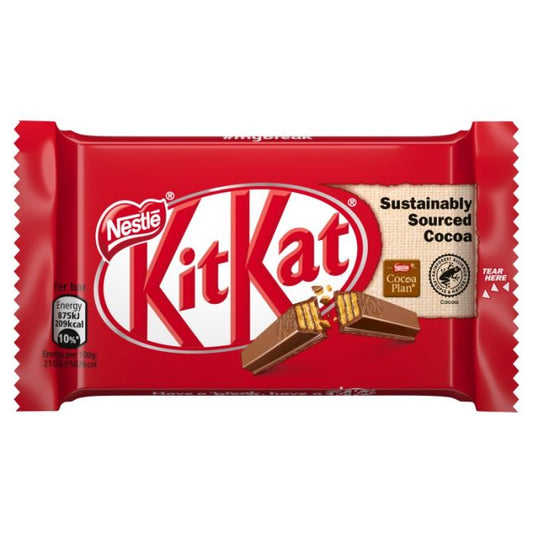 Classic Nestle KitKat 4-Finger Chocolate Bar
