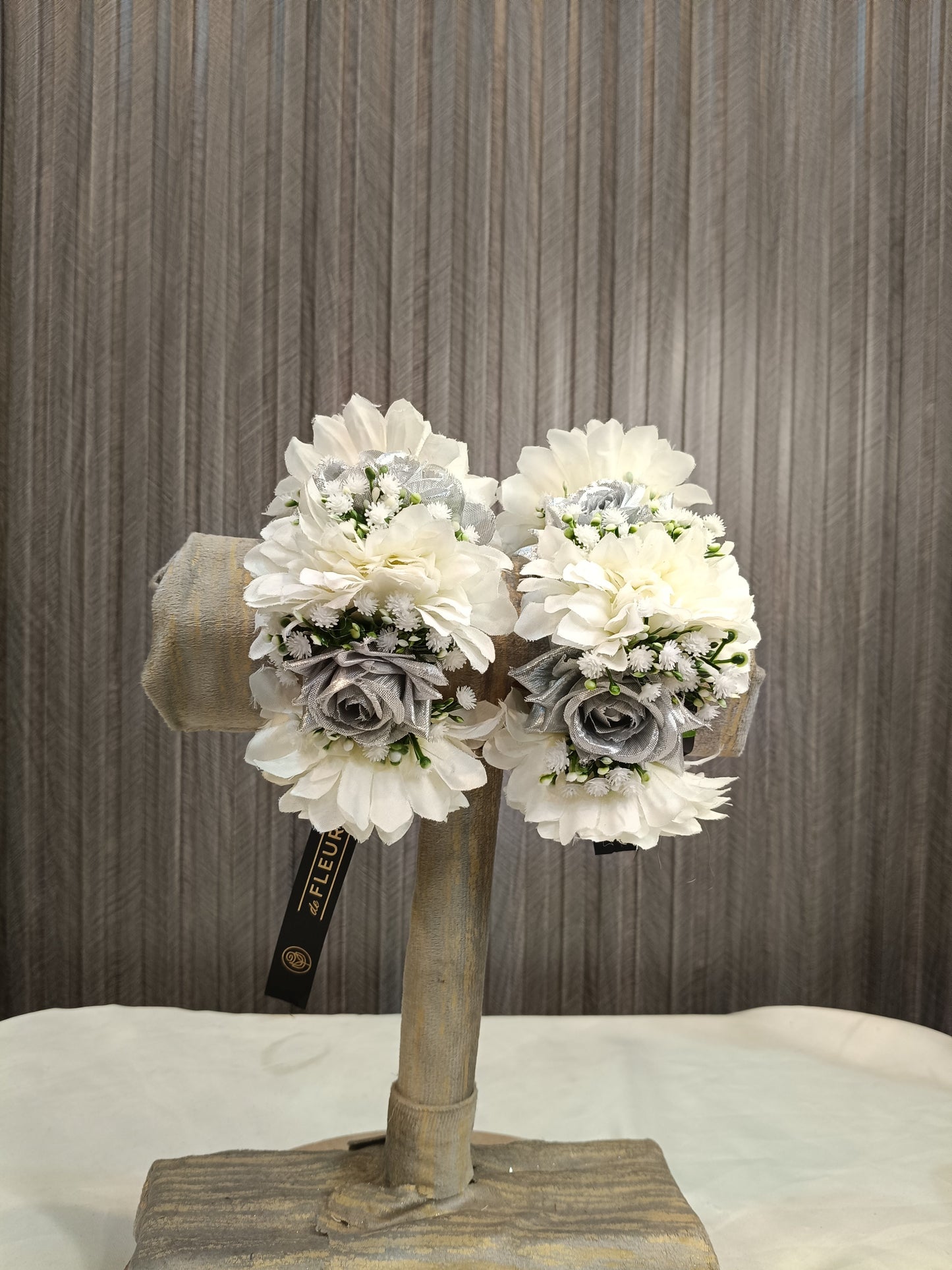 Yellow Rose & White Chrysanthemum Floral Bangles (Gajray)