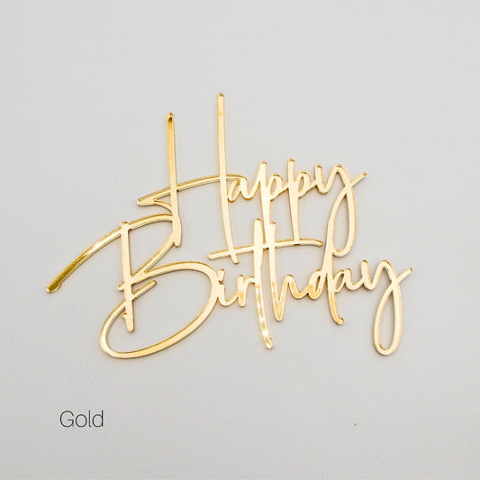 Golden Happy Birthday TopUp